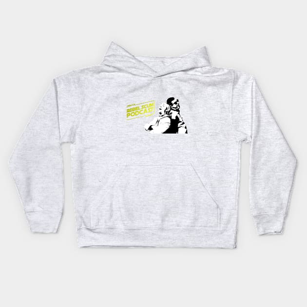 Suns Out Scums Out Kids Hoodie by Rebel Scum Podcast